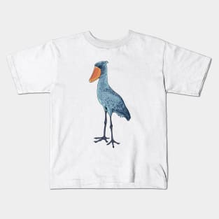 Drawing of a shoebill Kids T-Shirt